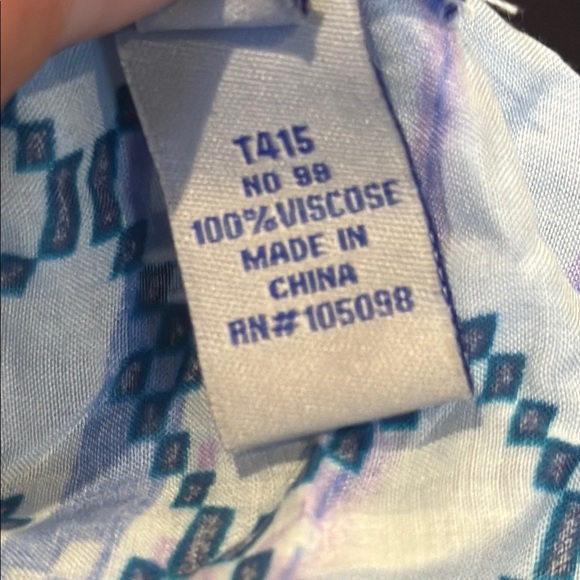 Lani Elegant Blue and Purple long Dress, medium - Picture 7 of 7